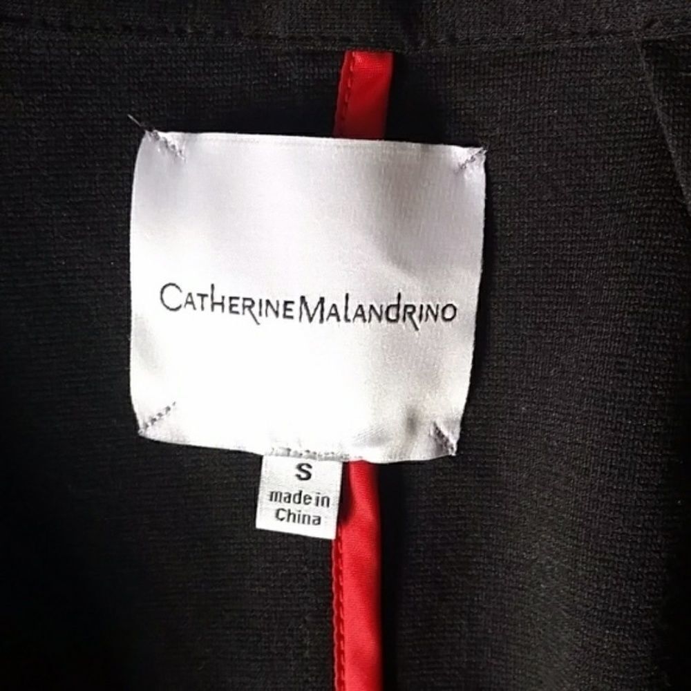 ‎Catherine Malandrino Black Blazer Single Button Closure, Size Small - Picture 4 of 8